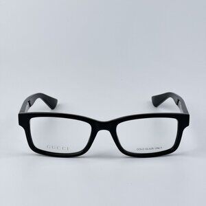 Gucci GG1717O 001 BRAND NEW Eyeglasses Black Rectangle Unisex